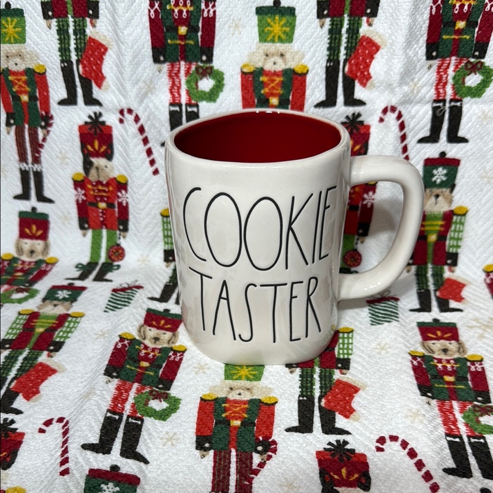 Rae Dunn Cookie Taster Christmas Mug